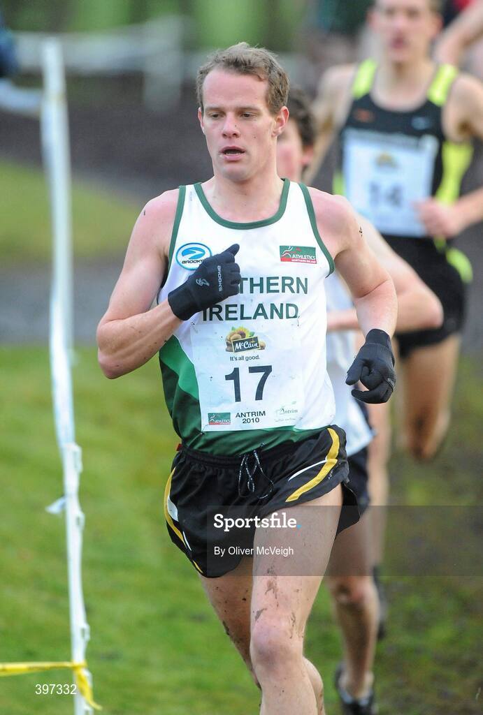 23 January 2010; Joe McAllister, St Malachys AC, in action during the Senior Mens race, Antrim IAAF International Cross Country. Greenmount Campus, Belfast, Co. Antrim. Picture credit: Oliver McVeigh / SPORTSFILE
