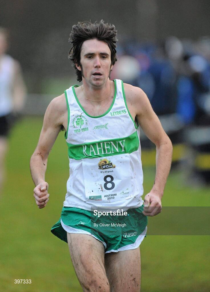 23 January 2010; Mick Clohisey, Ireland, in action during the Senior Mens race, Antrim IAAF International Cross Country. Greenmount Campus, Belfast, Co. Antrim. Picture credit: Oliver McVeigh / SPORTSFILE