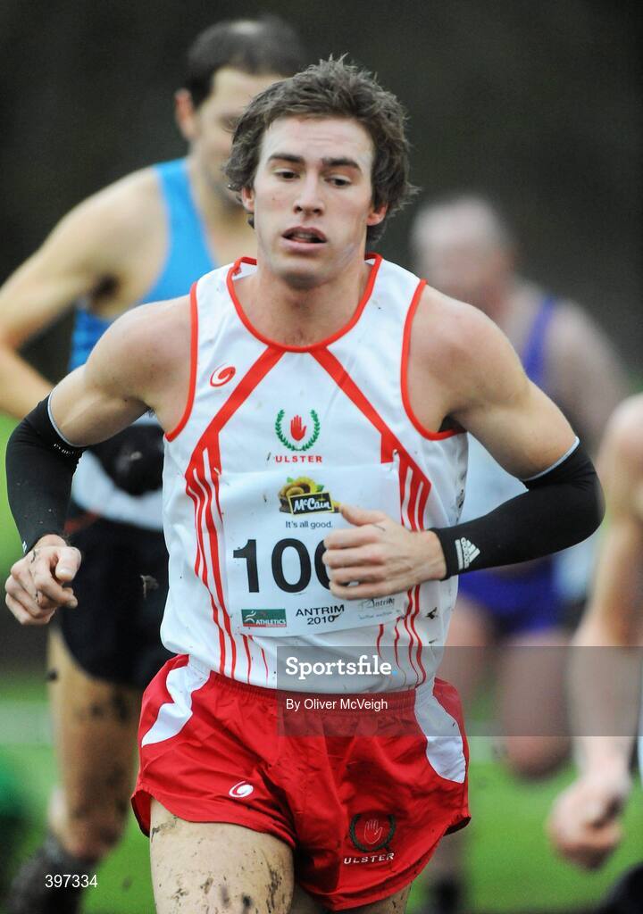 23 January 2010; Robin Brown, North Down AC, in action during the Senior Mens race, Antrim IAAF International Cross Country. Greenmount Campus, Belfast, Co. Antrim. Picture credit: Oliver McVeigh / SPORTSFILE