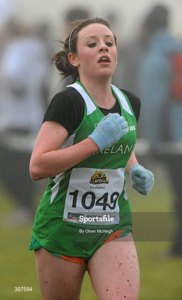 23 January 2010; Orlagh Farmer, Midleton AC, in action during the Under 17 Girls Race. Antrim IAAF International Cross Country. Greenmount Campus, Belfast, Co. Antrim. Picture credit: Oliver McVeigh / SPORTSFILE