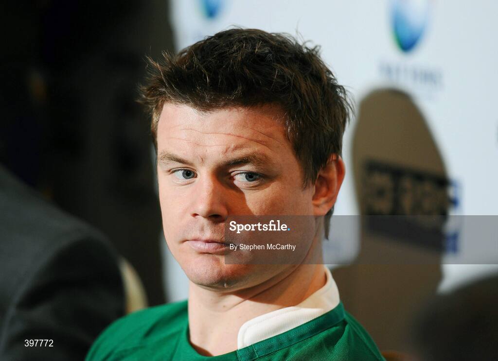 27 January 2010; Ireland captain Brian O'Driscoll during the RBS Six Nations Rugby Championship launch. The Hurlingham Club, Ranelagh Gardens, London, England. Picture credit: Stephen McCarthy / SPORTSFILE
