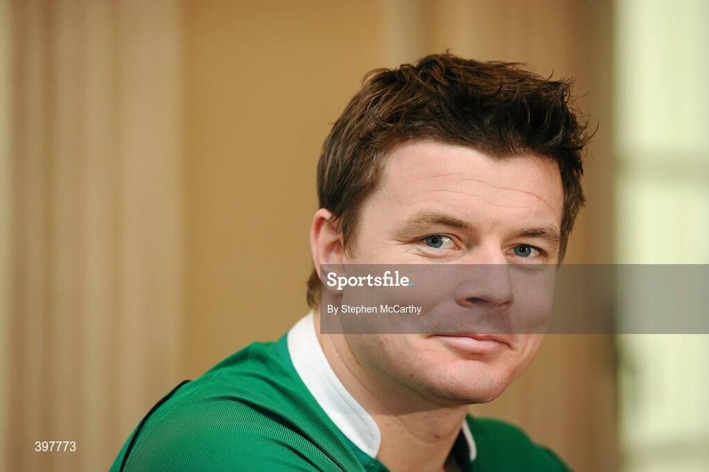 27 January 2010; Ireland captain Brian O'Driscoll during the RBS Six Nations Rugby Championship launch. The Hurlingham Club, Ranelagh Gardens, London, England. Picture credit: Stephen McCarthy / SPORTSFILE