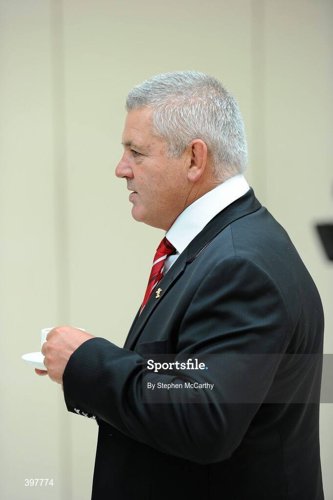 27 January 2010; Wales head coach Warren Gatland at the RBS Six Nations Rugby Championship launch. The Hurlingham Club, Ranelagh Gardens, London, England. Picture credit: Stephen McCarthy / SPORTSFILE