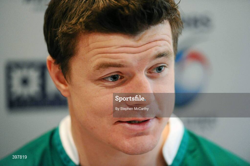 27 January 2010; Ireland captain Brian O'Driscoll during the RBS Six Nations Rugby Championship launch. The Hurlingham Club, Ranelagh Gardens, London, England. Picture credit: Stephen McCarthy / SPORTSFILE