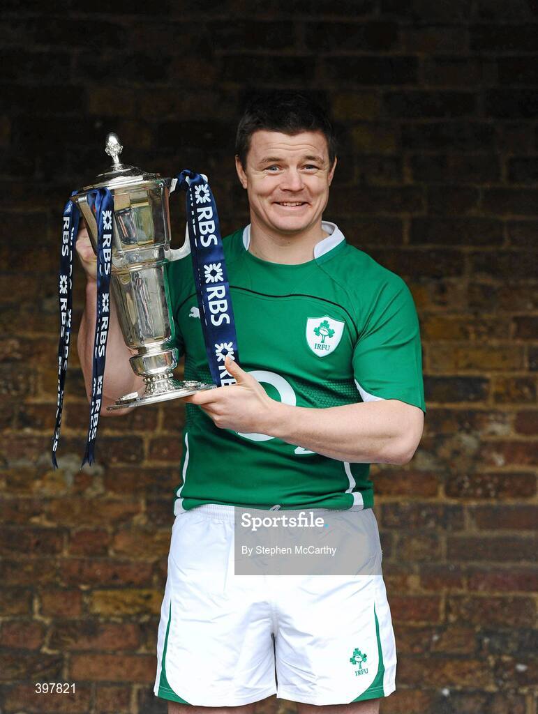 27 January 2010; Ireland captain Brian O'Driscoll during the RBS Six Nations Rugby Championship launch. The Hurlingham Club, Ranelagh Gardens, London, England. Picture credit: Stephen McCarthy / SPORTSFILE
