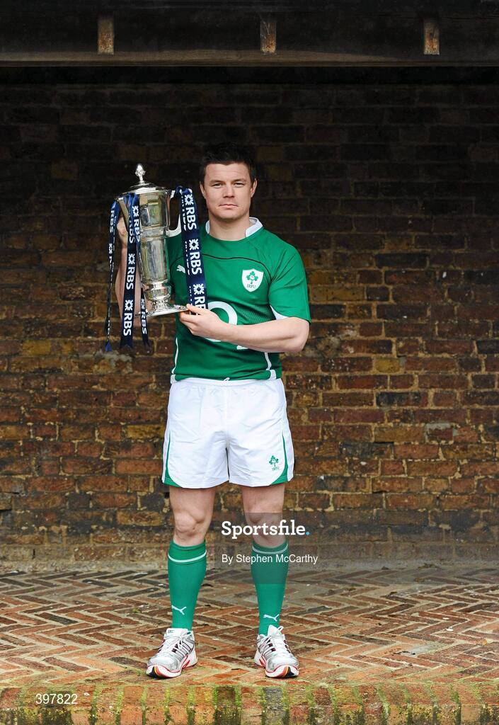 27 January 2010; Ireland captain Brian O'Driscoll during the RBS Six Nations Rugby Championship launch. The Hurlingham Club, Ranelagh Gardens, London, England. Picture credit: Stephen McCarthy / SPORTSFILE
