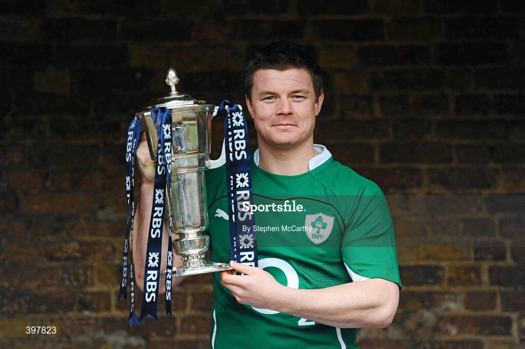27 January 2010; Ireland captain Brian O'Driscoll during the RBS Six Nations Rugby Championship launch. The Hurlingham Club, Ranelagh Gardens, London, England. Picture credit: Stephen McCarthy / SPORTSFILE