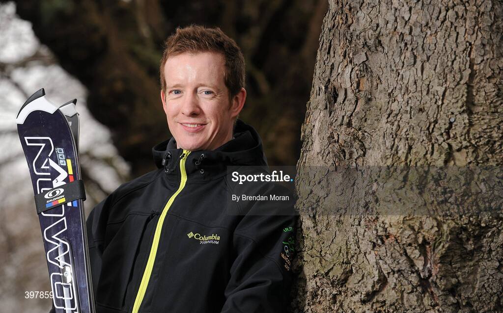 27 January 2010; At the announcement of the Irish team who will compete at the 2010 Winter Olympic Games in Vancouver, Canada, which start of the 12th February next, is skier Shane O'Connor, who competes in the Men's Alpine Slalom. Embassy of Canada to Ireland, Dublin. Picture credit: Brendan Moran / SPORTSFILE