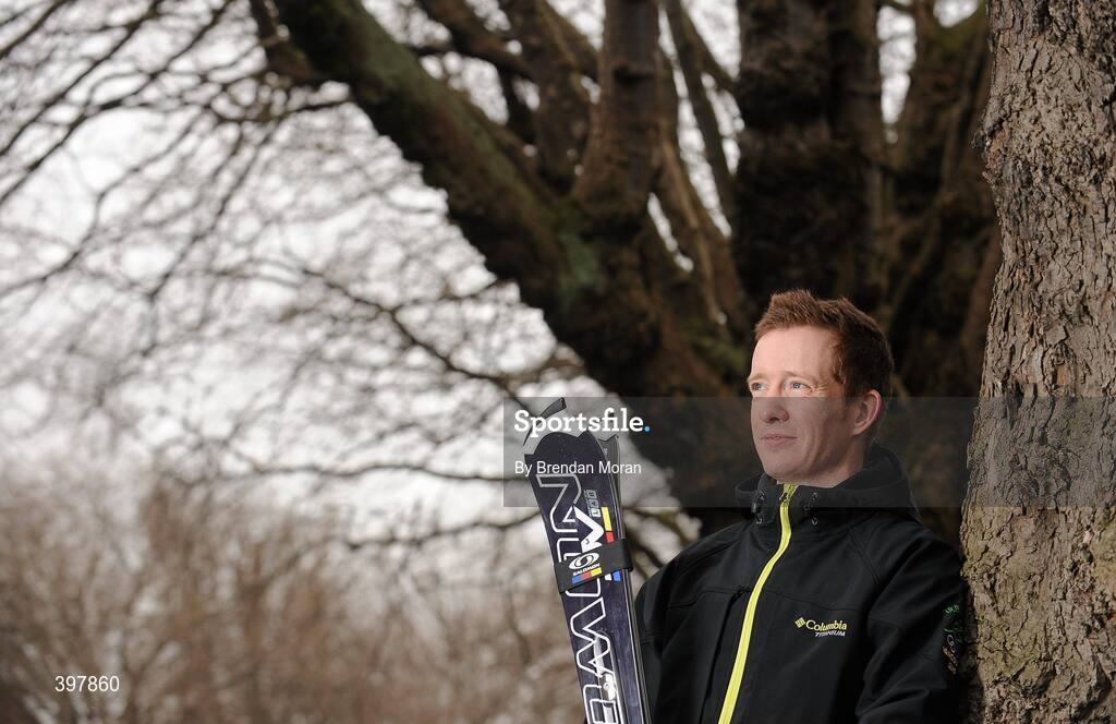 27 January 2010; At the announcement of the Irish team who will compete at the 2010 Winter Olympic Games in Vancouver, Canada, which start of the 12th February next, is skier Shane O'Connor, who competes in the Men's Alpine Slalom. Embassy of Canada to Ireland, Dublin. Picture credit: Brendan Moran / SPORTSFILE