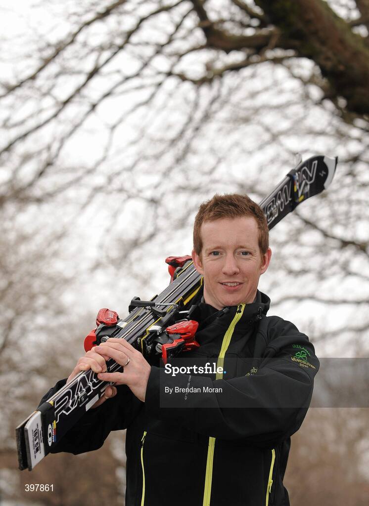 27 January 2010; At the announcement of the Irish team who will compete at the 2010 Winter Olympic Games in Vancouver, Canada, which start of the 12th February next, is skier Shane O'Connor, who competes in the Men's Alpine Slalom. Embassy of Canada to Ireland, Dublin. Picture credit: Brendan Moran / SPORTSFILE