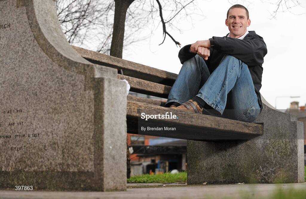 27 January 2010; At the announcement of the Irish team who will compete at the 2010 Winter Olympic Games in Vancouver, Canada, which start of the 12th February next, is Pat Shannon, who competes in the Men's Skeleton Bobsleigh. Embassy of Canada to Ireland, Dublin. Picture credit: Brendan Moran / SPORTSFILE