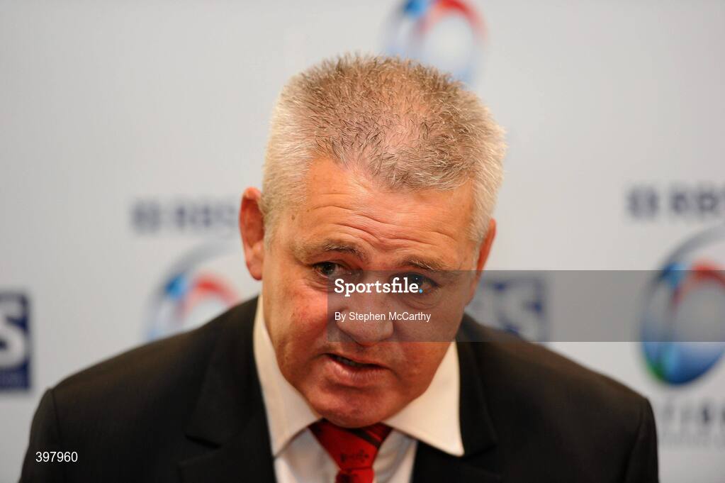 27 January 2010; Wales head coach Warren Gatland at the RBS Six Nations Rugby Championship launch. The Hurlingham Club, Ranelagh Gardens, London, England. Picture credit: Stephen McCarthy / SPORTSFILE
