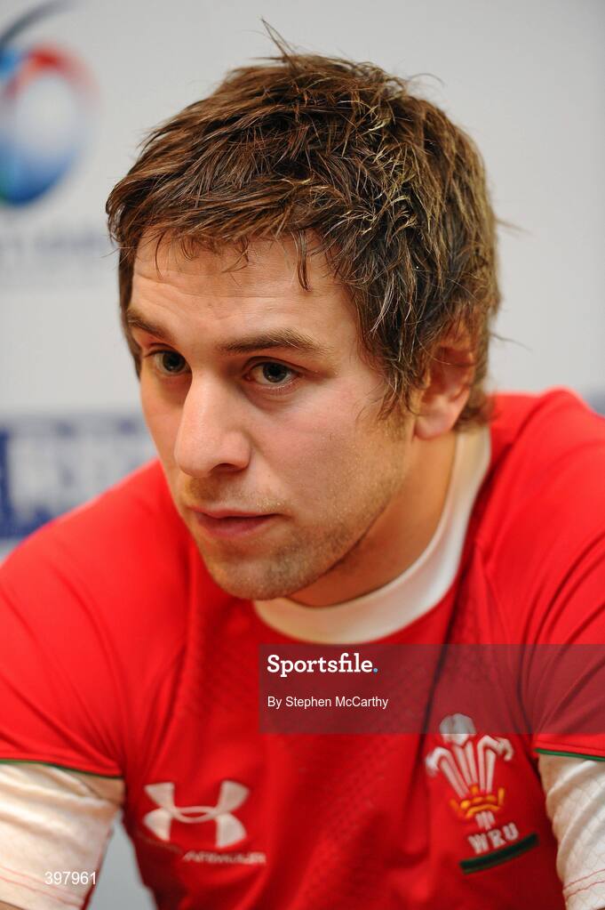 27 January 2010; Wales captain Ryan Jones at the RBS Six Nations Rugby Championship launch. The Hurlingham Club, Ranelagh Gardens, London, England. Picture credit: Stephen McCarthy / SPORTSFILE