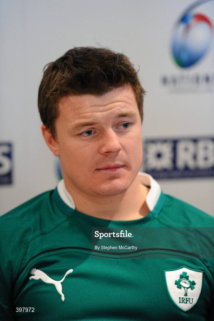 27 January 2010; Ireland captain Brian O'Driscoll during the RBS Six Nations Rugby Championship launch. The Hurlingham Club, Ranelagh Gardens, London, England. Picture credit: Stephen McCarthy / SPORTSFILE
