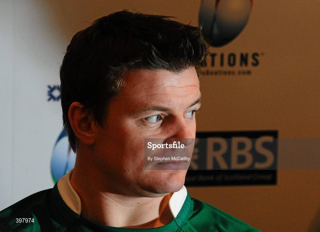 27 January 2010; Ireland captain Brian O'Driscoll during the RBS Six Nations Rugby Championship launch. The Hurlingham Club, Ranelagh Gardens, London, England. Picture credit: Stephen McCarthy / SPORTSFILE