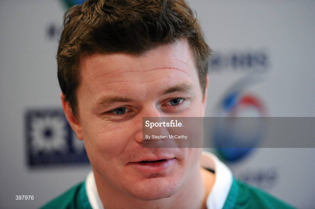 27 January 2010; Ireland captain Brian O'Driscoll during the RBS Six Nations Rugby Championship launch. The Hurlingham Club, Ranelagh Gardens, London, England. Picture credit: Stephen McCarthy / SPORTSFILE