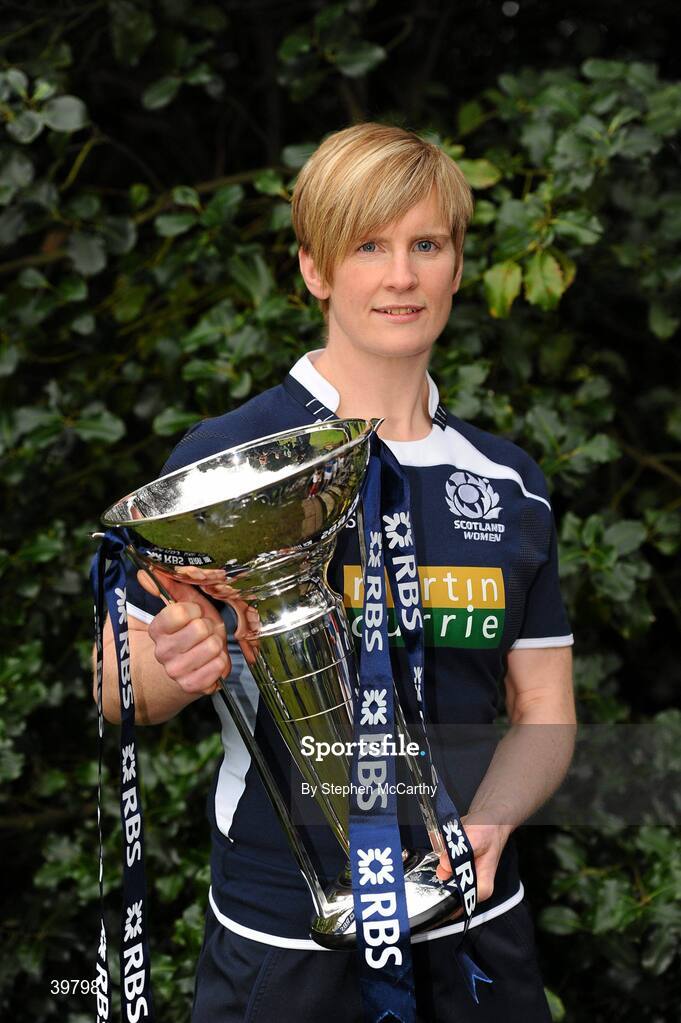 27 January 2010; Scotland women's captain Lynn Reid at the RBS Six Nations Rugby Championship launch. The Hurlingham Club, Ranelagh Gardens, London, England. Picture credit: Stephen McCarthy / SPORTSFILE