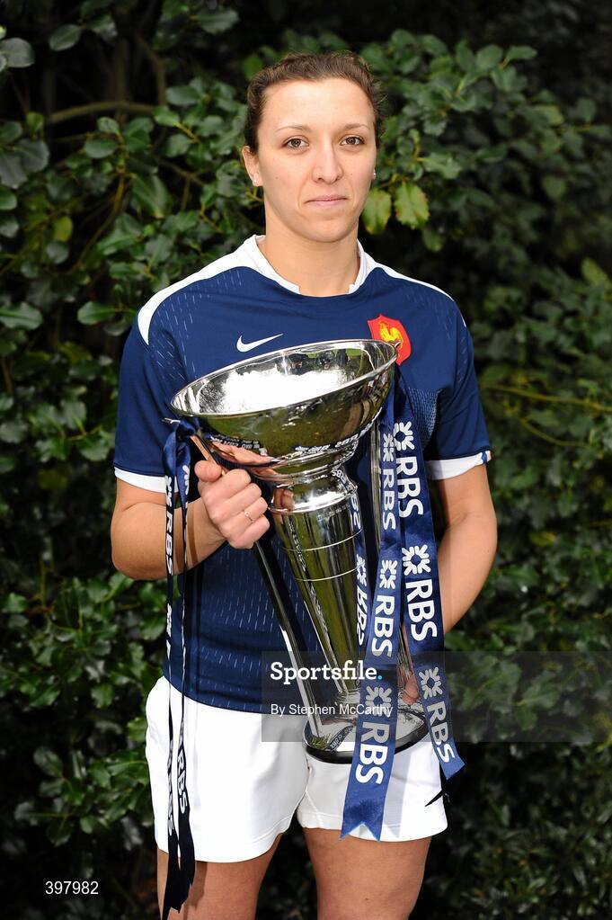 27 January 2010; France women's captain Sandra Rabier at the RBS Six Nations Rugby Championship launch. The Hurlingham Club, Ranelagh Gardens, London, England. Picture credit: Stephen McCarthy / SPORTSFILE