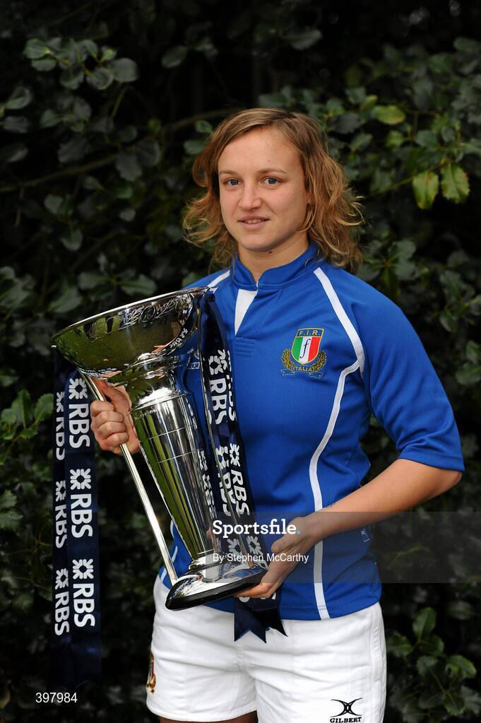 27 January 2010; Italy captain Paola Zangirolami at the RBS Six Nations Rugby Championship launch. The Hurlingham Club, Ranelagh Gardens, London, England. Picture credit: Stephen McCarthy / SPORTSFILE