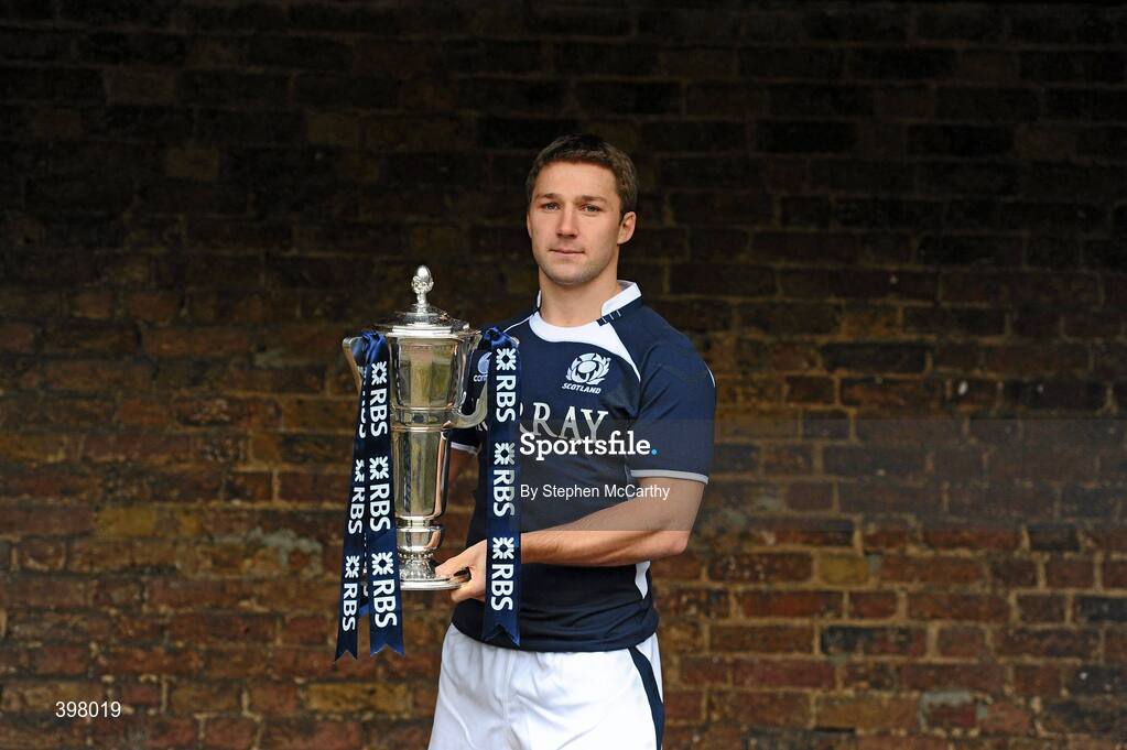 27 January 2010; Scotland captain Chris Cusiter at the RBS Six Nations Rugby Championship launch. The Hurlingham Club, Ranelagh Gardens, London, England. Picture credit: Stephen McCarthy / SPORTSFILE