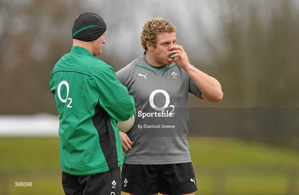 28 January 2010; Ireland's Sean Cronin during squad training ahead of their opening RBS Six Nations Rugby Championship game against Italy on February 6th. University of Limerick, Limerick. Picture credit: Diarmuid Greene / SPORTSFILE