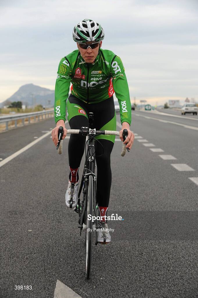 28 January 2010; Belfast rider Conor McConvey who makes his debut for the An Post Seán Kelly team this weekend at the Grand Prix Cycliste la Marseillaise in France. Picture credit: Pat Murphy / SPORTSFILE
