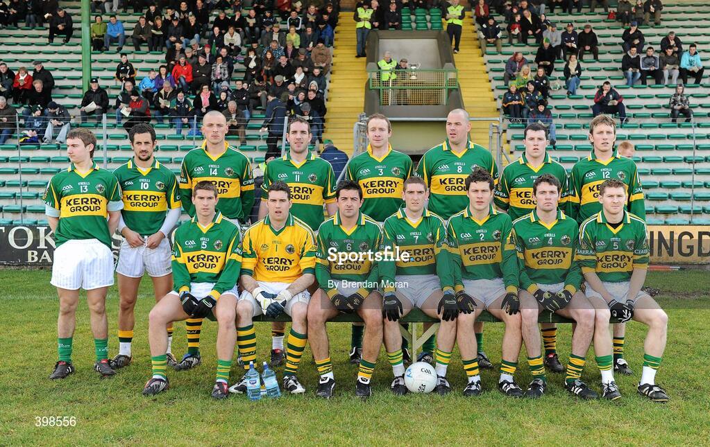 30 January 2010; The Kerry team. Munster GAA McGrath Cup Senior Football Final, Kerry v University College Cork, Austin Stack Park, Tralee, Co. Kerry. Picture credit: Brendan Moran / SPORTSFILE