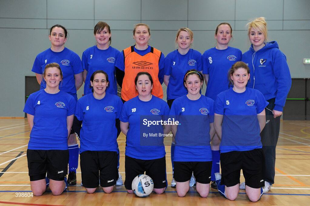 30 January 2010; The IT Sligo squad. WSCAI National Futsal Plate Semi-Final 1, IT Sligo v NUIM, Kingfishers Sports Centre, NUIG, University Road, Galway. Picture credit: Matt Browne / SPORTSFILE