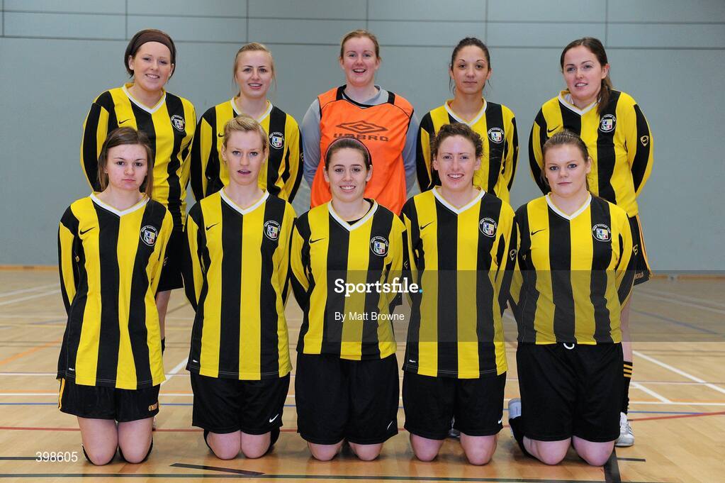 30 January 2010; The NUI Maynooth squad. WSCAI National Futsal Plate Semi-Final 1, IT Sligo v NUIM, Kingfishers Sports Centre, NUIG, University Road, Galway. Picture credit: Matt Browne / SPORTSFILE