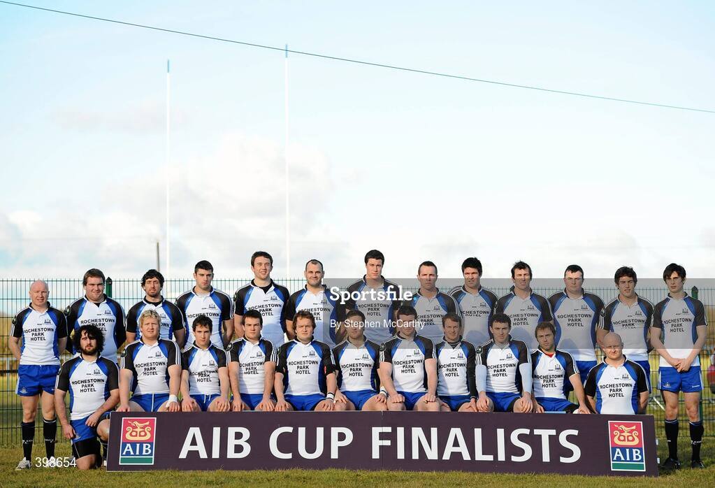 30 January 2010; The Cork Constitution squad. AIB Cup Final, Cork Constitution v Garryowen, Dubarry Park, Athlone, Co. Westmeath. Picture credit: Stephen McCarthy / SPORTSFILE *** Local Caption ***