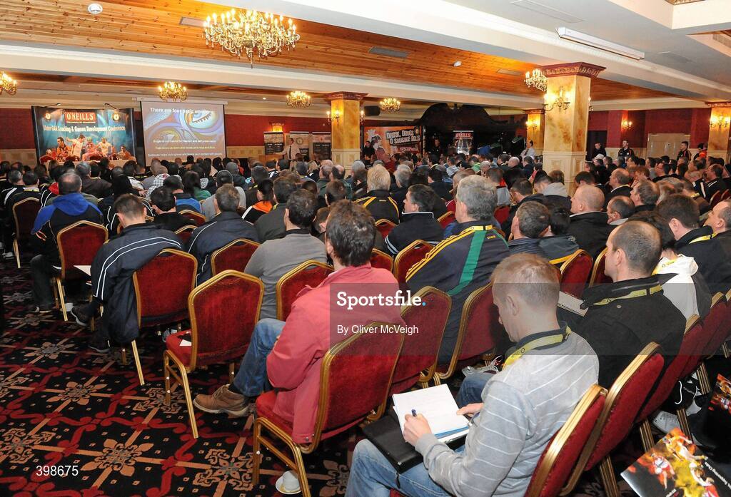 30 January 2010; Delegates during the 6th annual O'Neills Ulster GAA Coaching & Games Development Conference 2010. The Conference targets coaches who are working with youth players from 13-18 years. The conference consolidates the coach education work that is ongoing within the County programmes and the Provincial Coach Development Programme. Ulster coaches are constantly refocusing and challenging their coaching practices and the speakers this year will again challenge the coaches to raise the bar. O'Neills Ulster GAA Coaching & Games Development Conference 2010,  Glenavon Hotel, Cookstown, Co. Tyrone. Picture credit: Oliver McVeigh / SPORTSFILE