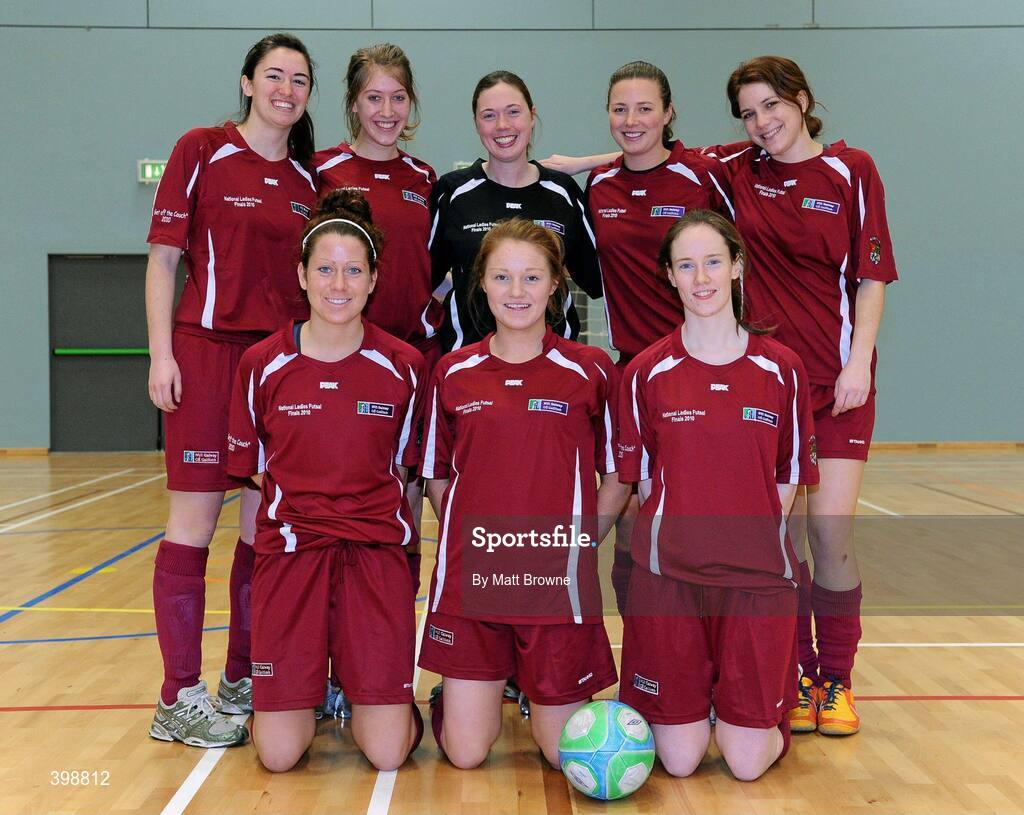 30 January 2010; The NUIG squad. WSCAI National Futsal Cup Semi-Final 1, UCD v NUIG, Kingfishers Sports Centre, NUIG, University Road, Galway. Picture credit: Matt Browne / SPORTSFILE