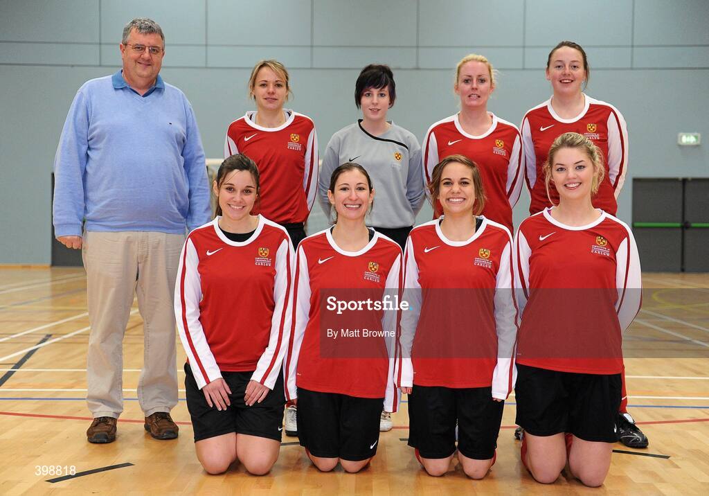 30 January 2010; The Carlow IT squad. WSCAI National Futsal Cup Semi-Final 2, UCC v Carlow IT, Kingfishers Sports Centre, NUIG, University Road, Galway. Picture credit: Matt Browne / SPORTSFILE
