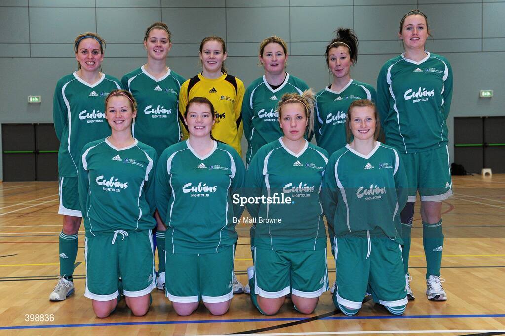 30 January 2010; The CCFE squad. WSCAI National Futsal Plate Semi-Final 2, Trinity v CCFE, Kingfishers Sports Centre, NUIG, University Road, Galway. Picture credit: Matt Browne / SPORTSFILE