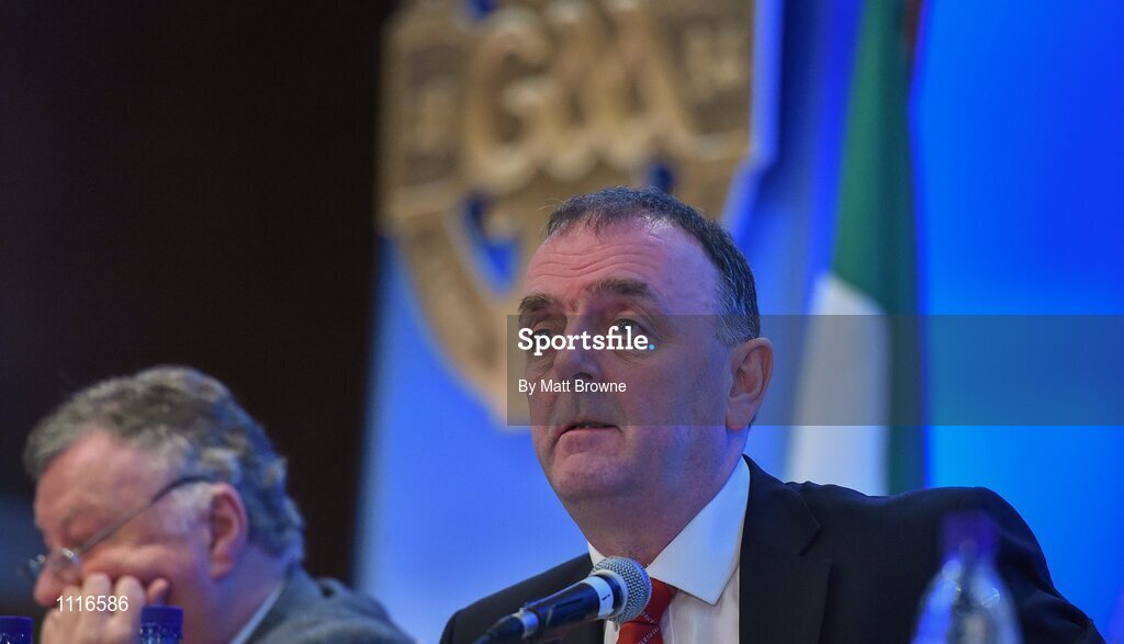 27 February 2016; Niall Erskine as GAA Trustee, during the GAA Annual Congress. Mount Wolseley Hotel Spa & Golf Resort, Tullow, Carlow. Picture credit: Matt Browne / SPORTSFILE