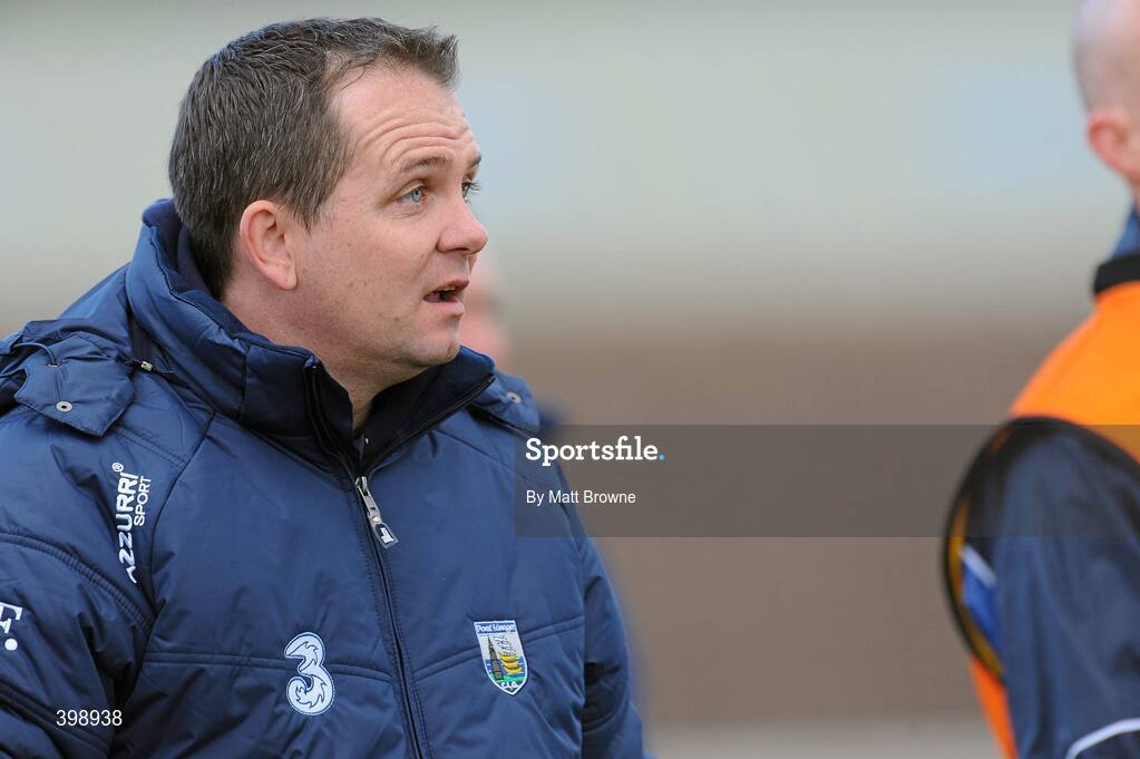31 January 2010; Waterford manager Davy Fitzgerald. Munster GAA Waterford Crystal Hurling Cup Semi-Final, Waterford v Clare, Ballyduff GAA Grounds, Ballyduff Upper, Waterford. Picture credit: Matt Browne / SPORTSFILE