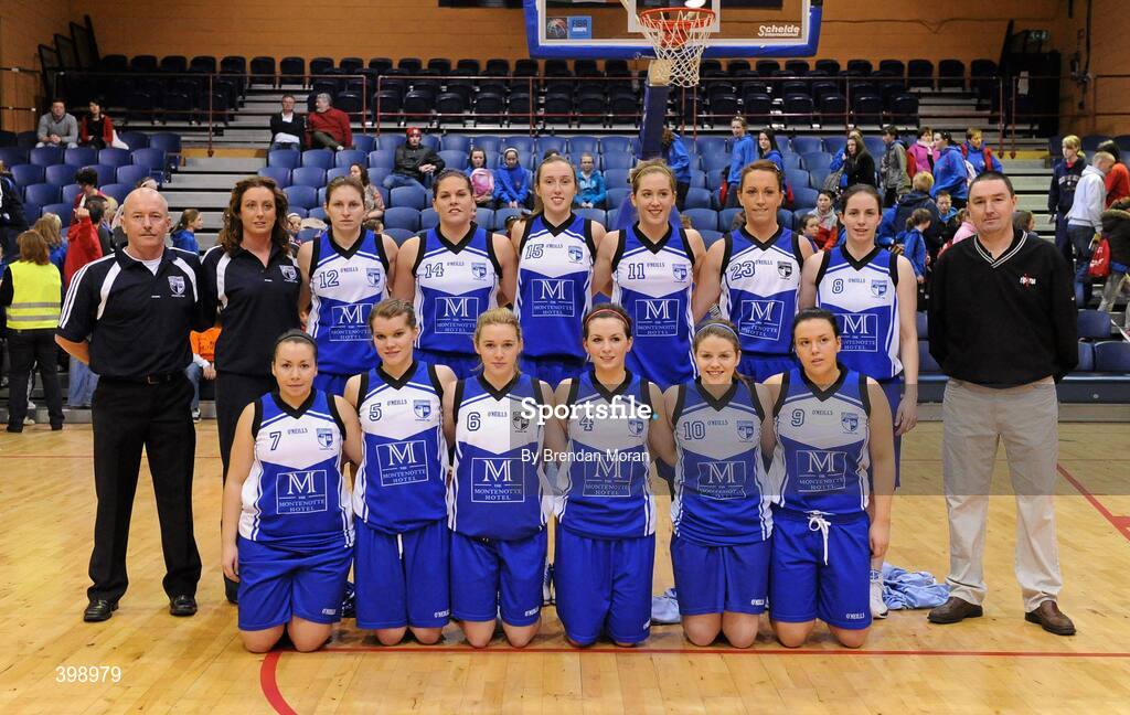 31 January 2010; Team Montenotte Hotel Cork. Women's Superleague National Cup Final 2010, Team Montenotte Hotel Cork v DCU Mercy, National Basketball Arena, Tallaght, Dublin. Picture credit: Brendan Moran / SPORTSFILE