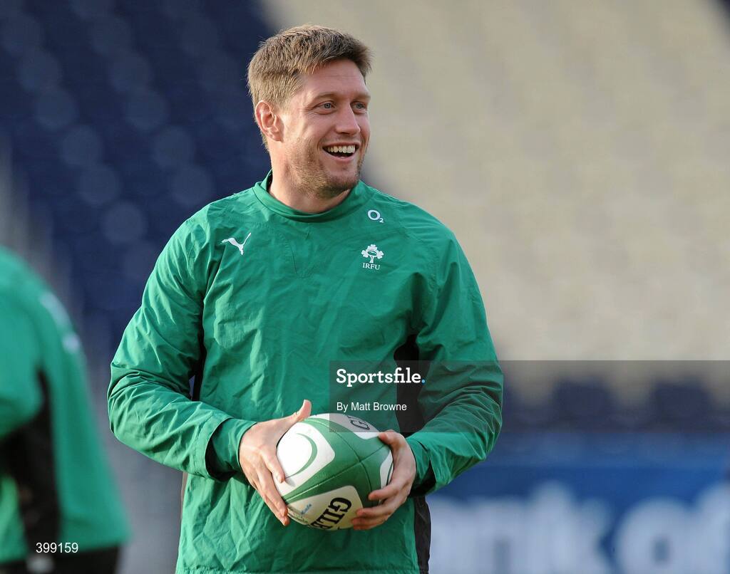 1 February 2010; Ireland's Ronan O'Gara during squad training ahead of their opening RBS Six Nations Rugby Championship game against Italy on Saturday. RDS, Ballsbridge, Dublin. Picture credit: Matt Browne / SPORTSFILE