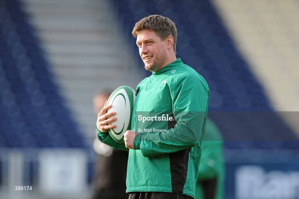 1 February 2010; Ireland's Ronan O'Gara during squad training ahead of their opening RBS Six Nations Rugby Championship game against Italy on Saturday. RDS, Ballsbridge, Dublin. Picture credit: Matt Browne / SPORTSFILE