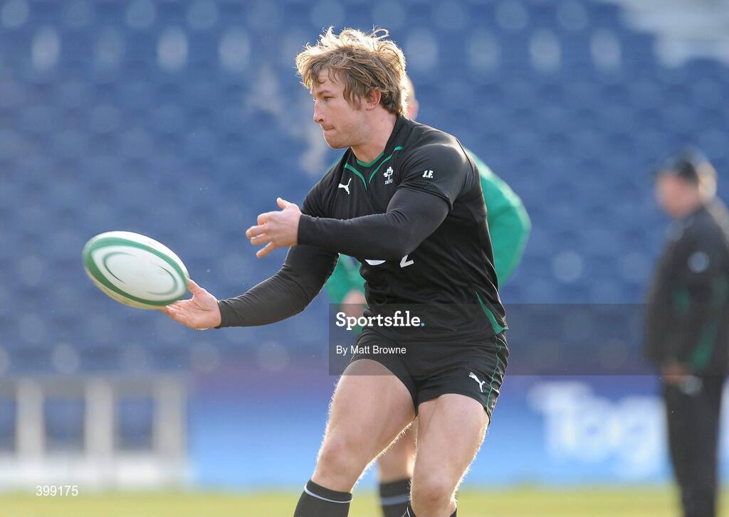 1 February 2010; Ireland's Jerry Flannery in action during squad training ahead of their opening RBS Six Nations Rugby Championship game against Italy on Saturday. RDS, Ballsbridge, Dublin. Picture credit: Matt Browne / SPORTSFILE