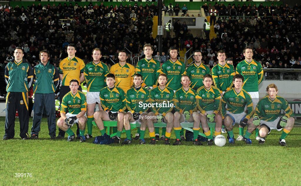 27 January 2010; The Meath squad. O'Byrne Cup Quarter-Final replay, Meath v Dublin, Pairc Tailteann, Navan, Co. Meath. Photo by Sportsfile