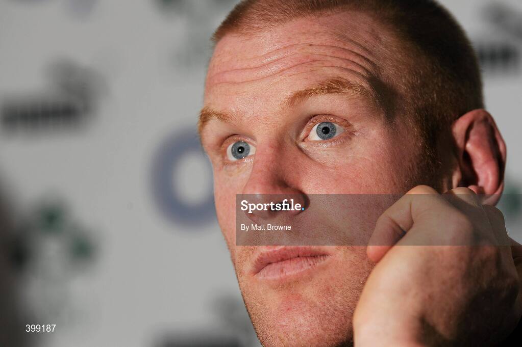 1 February 2010; Ireland's Paul O'Connell during media interviews ahead of their opening RBS Six Nations Rugby Championship game against Italy on Saturday. Fitzpatrick's Castle Hotel, Killiney, Dublin. Picture credit: Matt Browne / SPORTSFILE