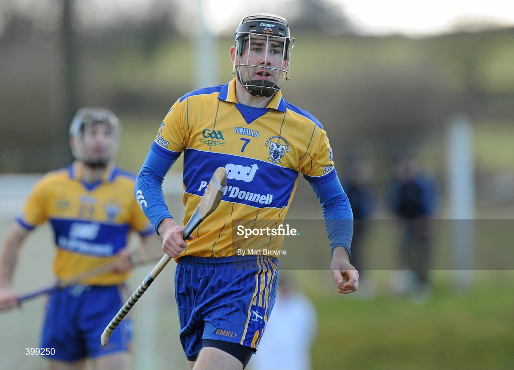 31 January 2010; Pat Donnellan, Clare. Munster GAA Waterford Crystal Hurling Cup Semi-Final, Waterford v Clare, Ballyduff GAA Grounds, Ballyduff Upper, Waterford. Picture credit: Matt Browne / SPORTSFILE *** Local Caption ***