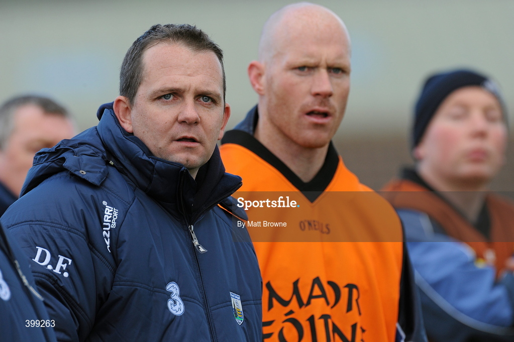 31 January 2010; Waterford manager Davy Fitzgerald. Munster GAA Waterford Crystal Hurling Cup Semi-Final, Waterford v Clare, Ballyduff GAA Grounds, Ballyduff Upper, Waterford. Picture credit: Matt Browne / SPORTSFILE *** Local Caption ***