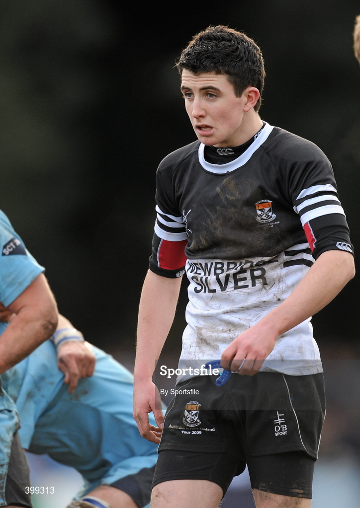 1 February 2010; Peter Osbourne, Newbridge College. Leinster Schools Senior Cup First Round, St Michael's v Newbridge College, Lakelands Park, Terenure, Dublin. Photo by Sportsfile
