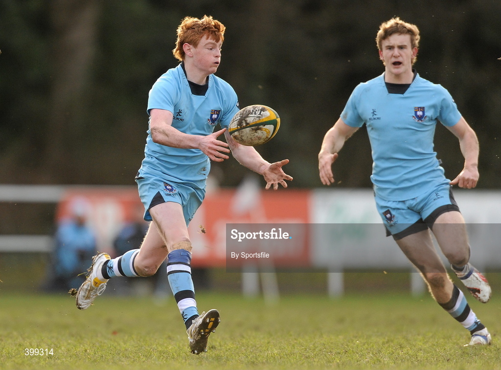 1 February 2010; Cathal Marsh, St Michael's. Leinster Schools Senior Cup First Round, St Michael's v Newbridge College, Lakelands Park, Terenure, Dublin. Photo by Sportsfile