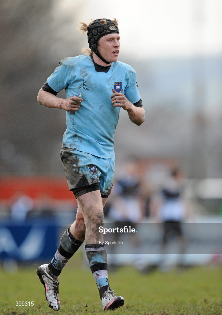 1 February 2010; Paddy Dix, St Michael's. Leinster Schools Senior Cup First Round, St Michael's v Newbridge College, Lakelands Park, Terenure, Dublin. Photo by Sportsfile