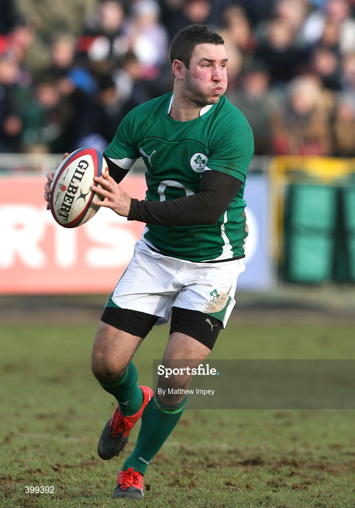 31 January 2010; Paddy Wallace, Ireland A. Representative Fixture, England Saxons v Ireland A, Recreation Ground, Bath, England. Picture credit: Matthew Impey/ SPORTSFILE