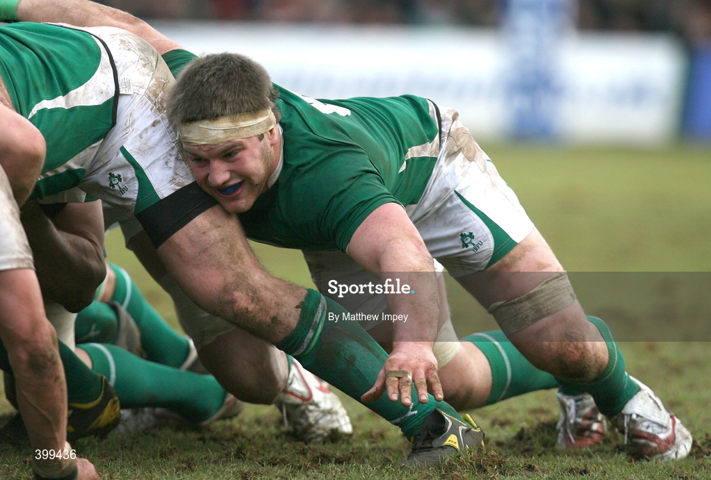 31 January 2010; Sean O'Brien, Ireland A. Representative Fixture, England Saxons v Ireland A, Recreation Ground, Bath, England. Picture credit: Matthew Impey/ SPORTSFILE