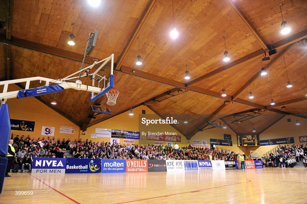31 January 2010; A general view of the National Basketball Arena. Women's Superleague National Cup Final 2010, Team Montenotte Hotel Cork v DCU Mercy, National Basketball Arena, Tallaght, Dublin. Picture credit: Brendan Moran / SPORTSFILE